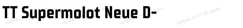 TT Supermolot Neue D字体转换